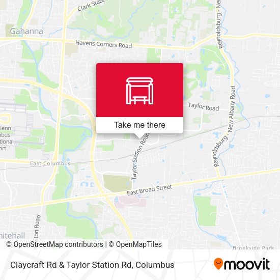 Mapa de Claycraft Rd & Taylor Station Rd
