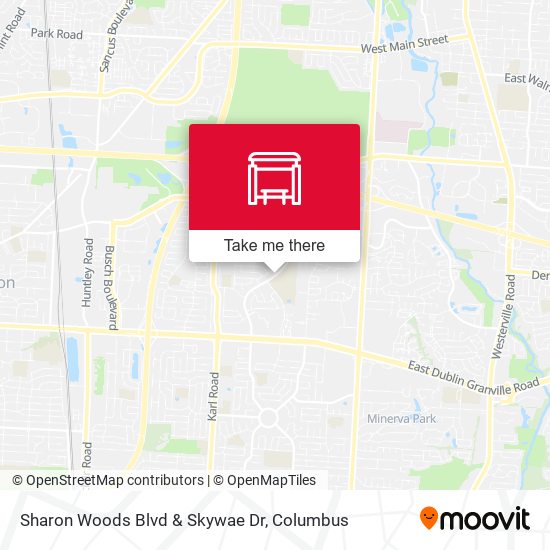 Mapa de Sharon Woods Blvd & Skywae Dr
