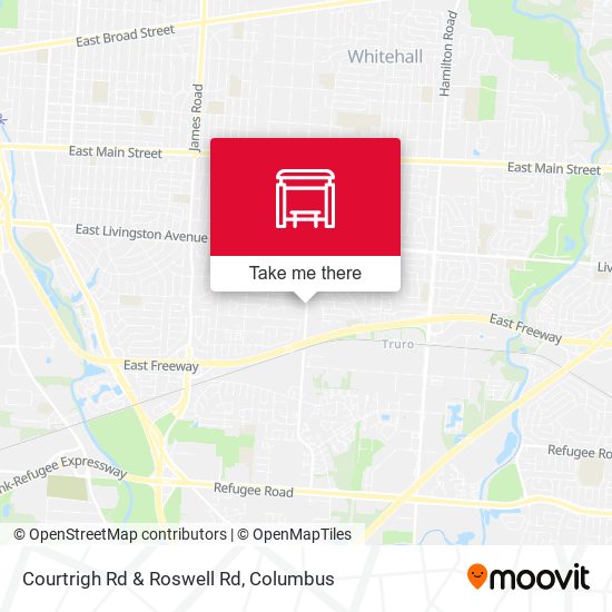 Mapa de Courtrigh Rd & Roswell Rd
