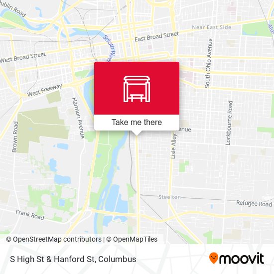 Mapa de S High St & Hanford St