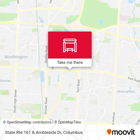 State Rte 161 & Ambleside Dr map