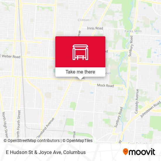 Mapa de E Hudson St & Joyce Ave