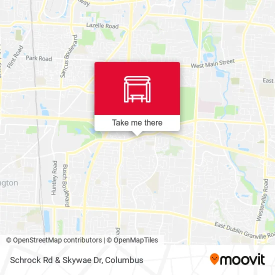 Schrock Rd & Skywae Dr map