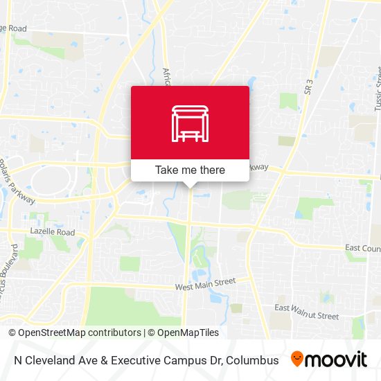 N Cleveland Ave & Executive Campus Dr map