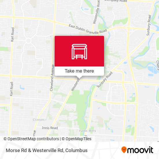 Morse Rd & Westerville Rd map
