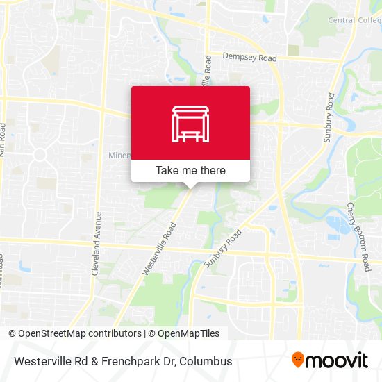 Mapa de Westerville Rd & Frenchpark Dr