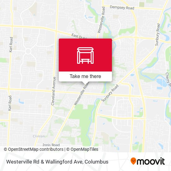 Westerville Rd & Wallingford Ave map