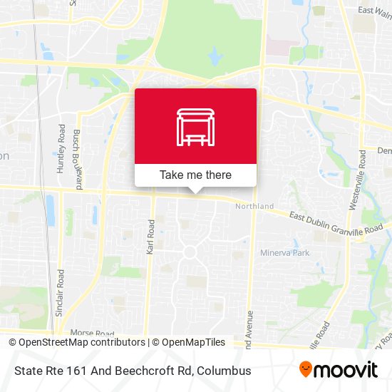 State Rte 161 And Beechcroft Rd map