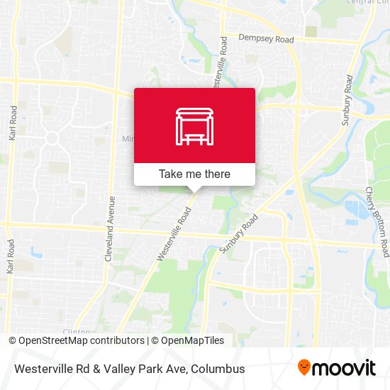 Westerville Rd & Valley Park Ave map