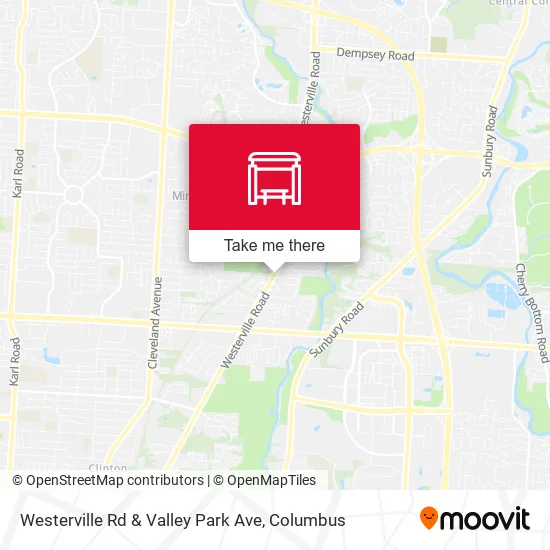 Westerville Rd & Valley Park Ave map