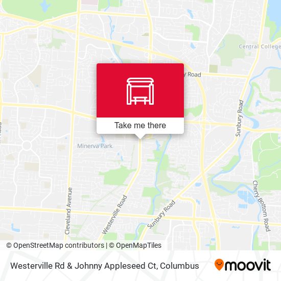 Mapa de Westerville Rd & Johnny Appleseed Ct