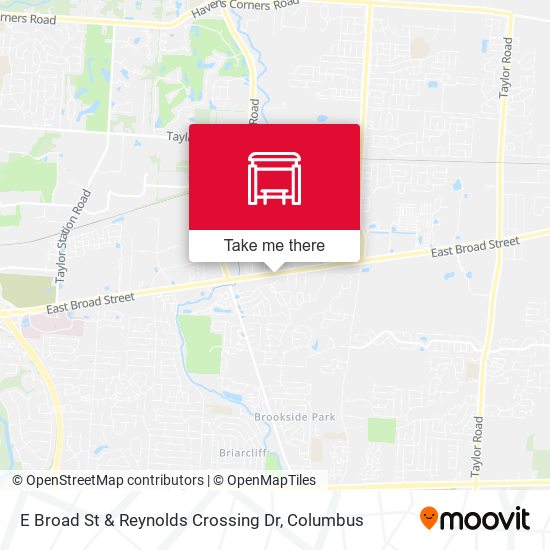 E Broad St & Reynolds Crossing Dr map