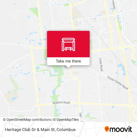 Heritage Club Dr & Main St map