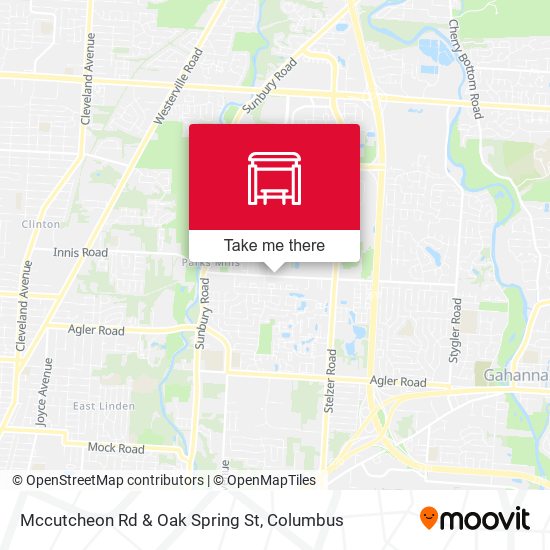 Mapa de Mccutcheon Rd & Oak Spring St