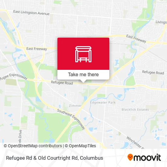 Mapa de Refugee Rd & Old Courtright Rd