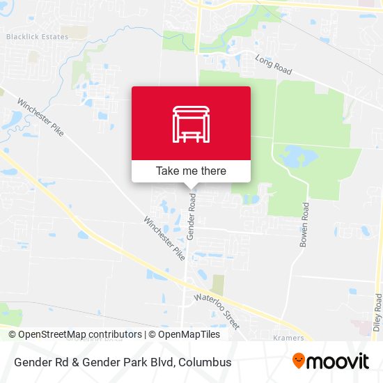 Gender Rd & Gender Park Blvd map