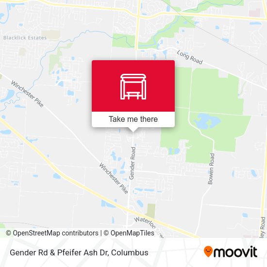 Mapa de Gender Rd & Pfeifer Ash Dr