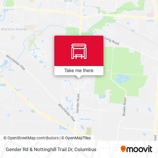 Gender Rd & Nottinghill Trail Dr map