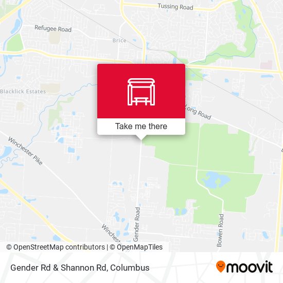 Gender Rd & Shannon Rd map