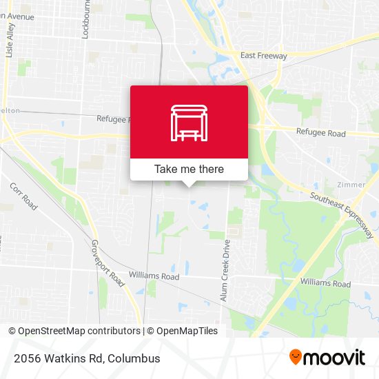 Mapa de 2056 Watkins Rd