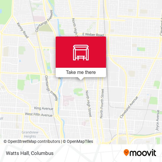 Mapa de Watts Hall
