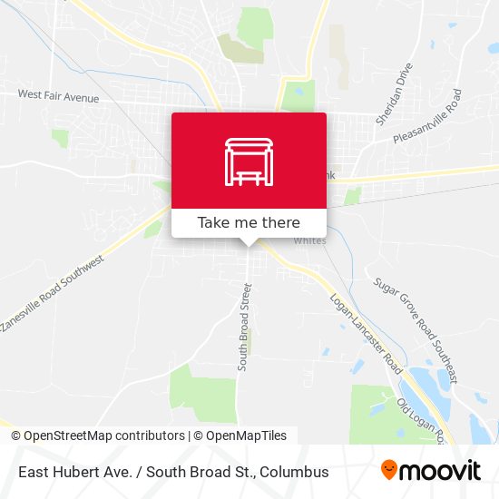 Mapa de East Hubert Ave. / South Broad St.