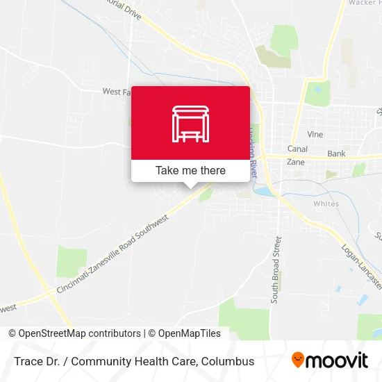 Trace Dr. / Community Health Care map