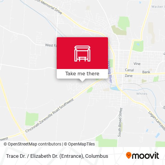 Trace Dr. / Elizabeth Dr. (Entrance) map