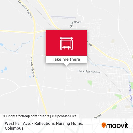 West Fair Ave. / Reflections Nursing Home map
