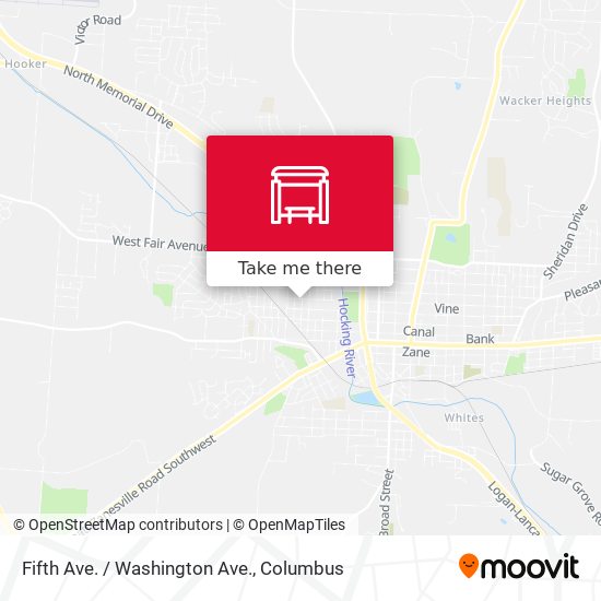 Fifth Ave. / Washington Ave. map