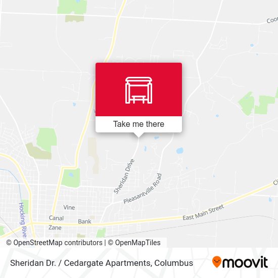 Sheridan Dr. / Cedargate Apartments map