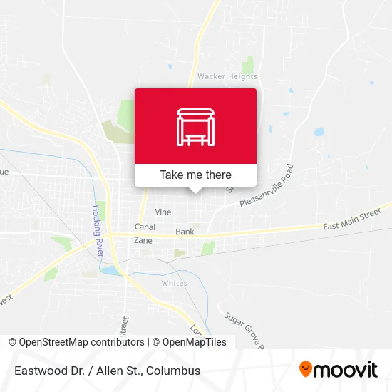 Eastwood Dr. / Allen St. map