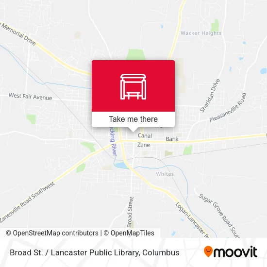 Broad St. / Lancaster Public Library map