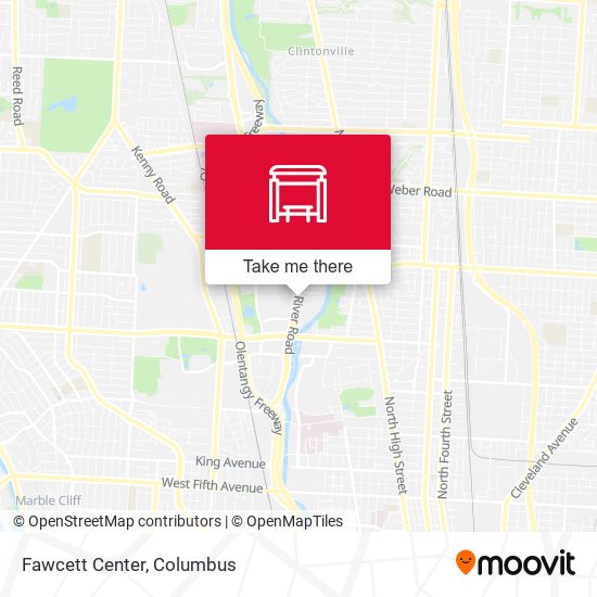 Mapa de Fawcett Center