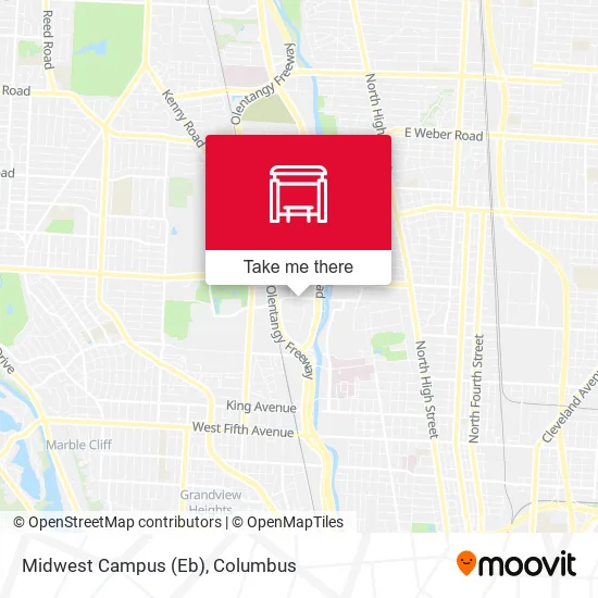 Midwest Campus (Eb) map