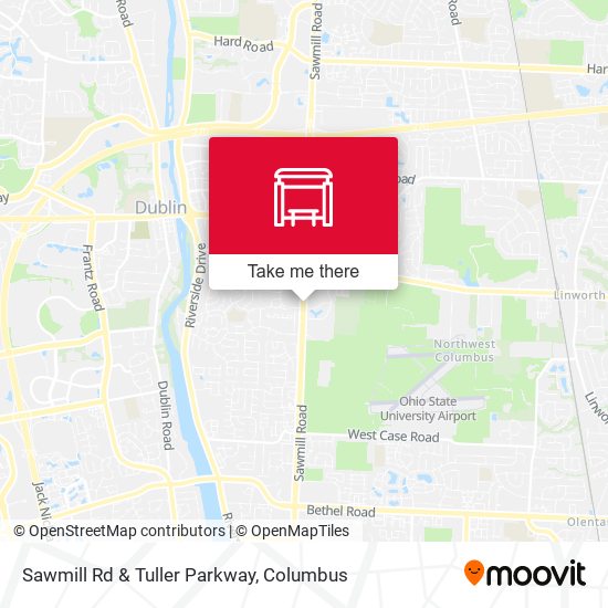 Sawmill Rd & Tuller Parkway map