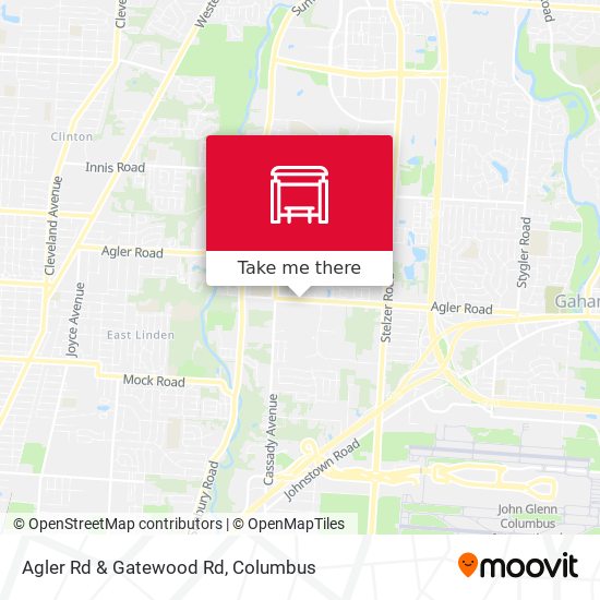 Agler Rd & Gatewood Rd map