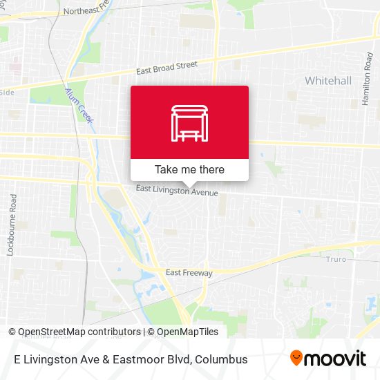 Mapa de E Livingston Ave & Eastmoor Blvd