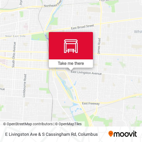 Mapa de E Livingston Ave & S Cassingham Rd