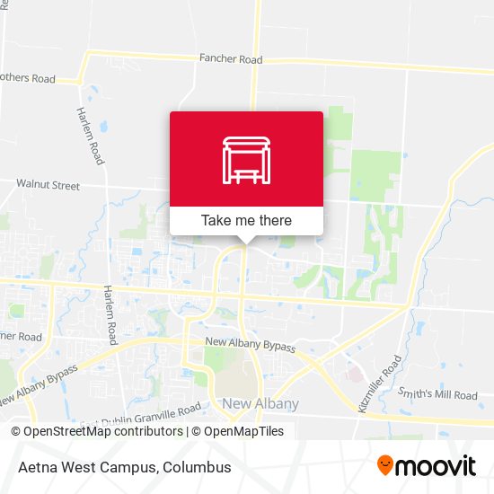 Aetna West Campus map
