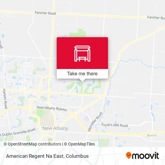 Mapa de American Regent Na East
