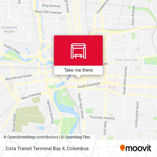 Cota Transit Terminal Bay 4 map