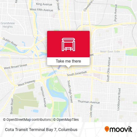 Mapa de Cota Transit Terminal Bay 7