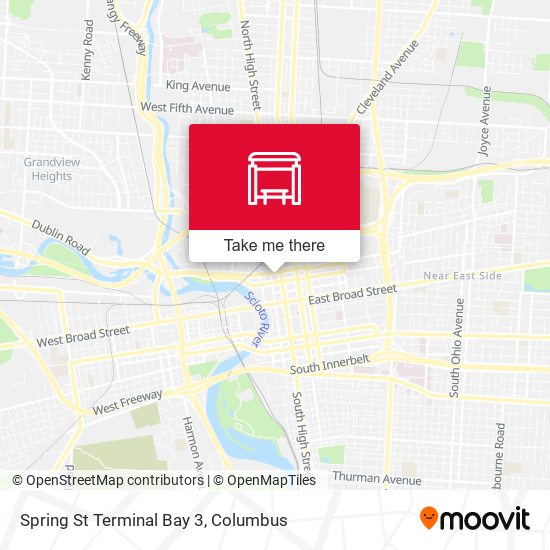 Spring St Terminal Bay 3 map