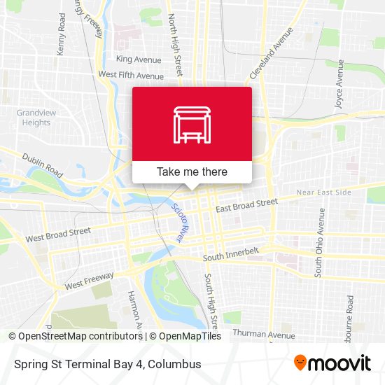 Mapa de Spring St Terminal Bay 4