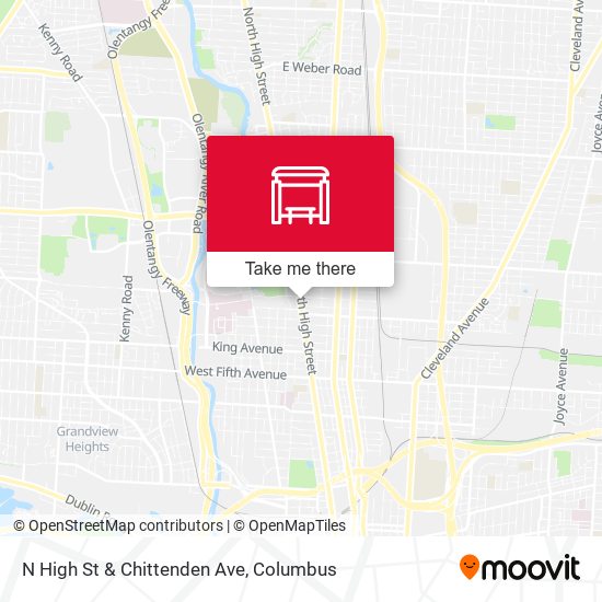 Mapa de N High St & Chittenden Ave