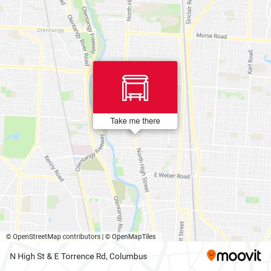 Mapa de N High St & E Torrence Rd