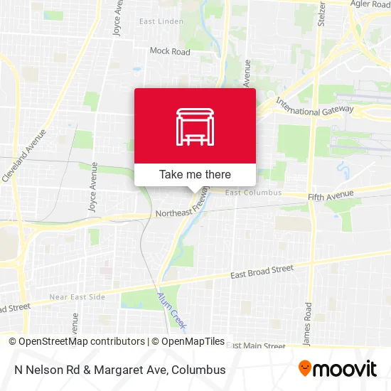 N Nelson Rd & Margaret Ave map