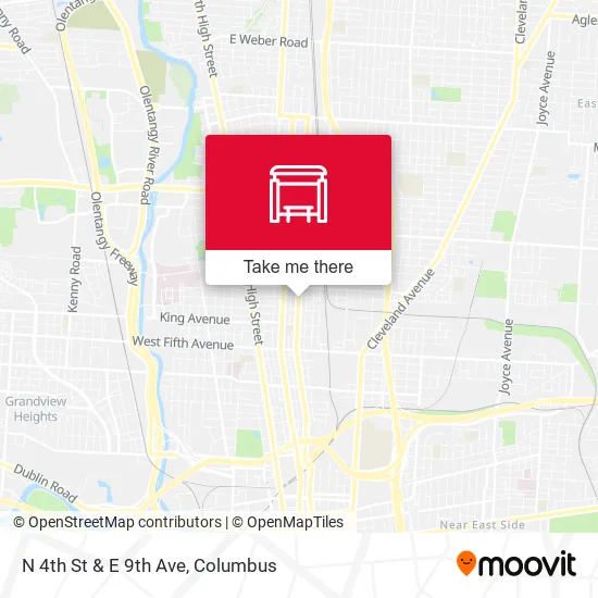 Mapa de N 4th St & E 9th Ave
