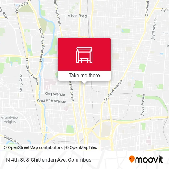 Mapa de N 4th St & Chittenden Ave